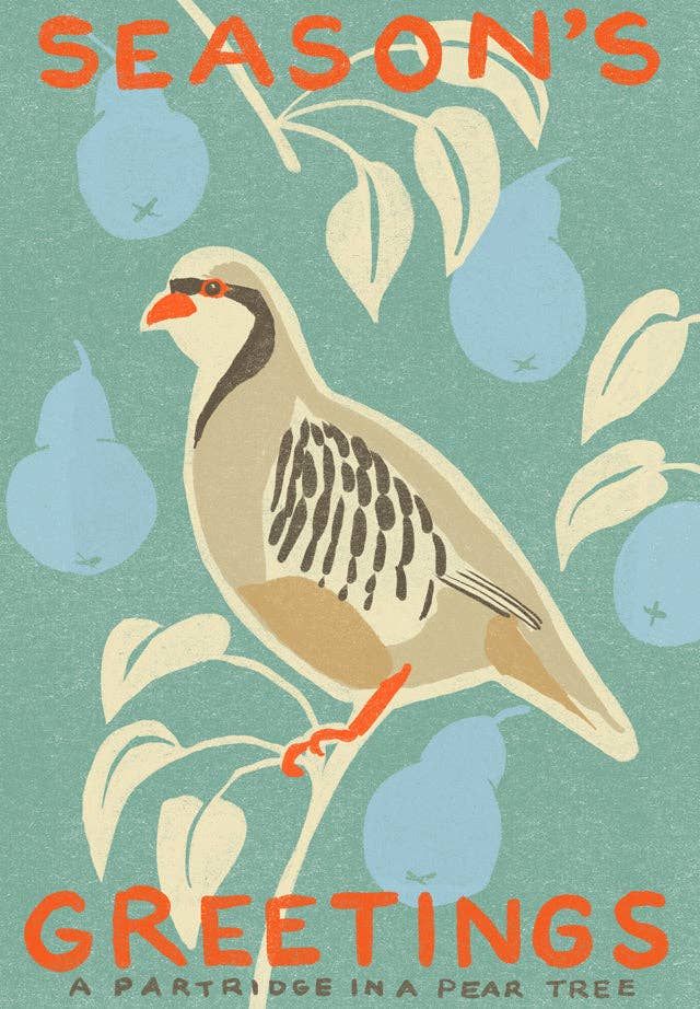 Partridge in a Pear Tree Notecard