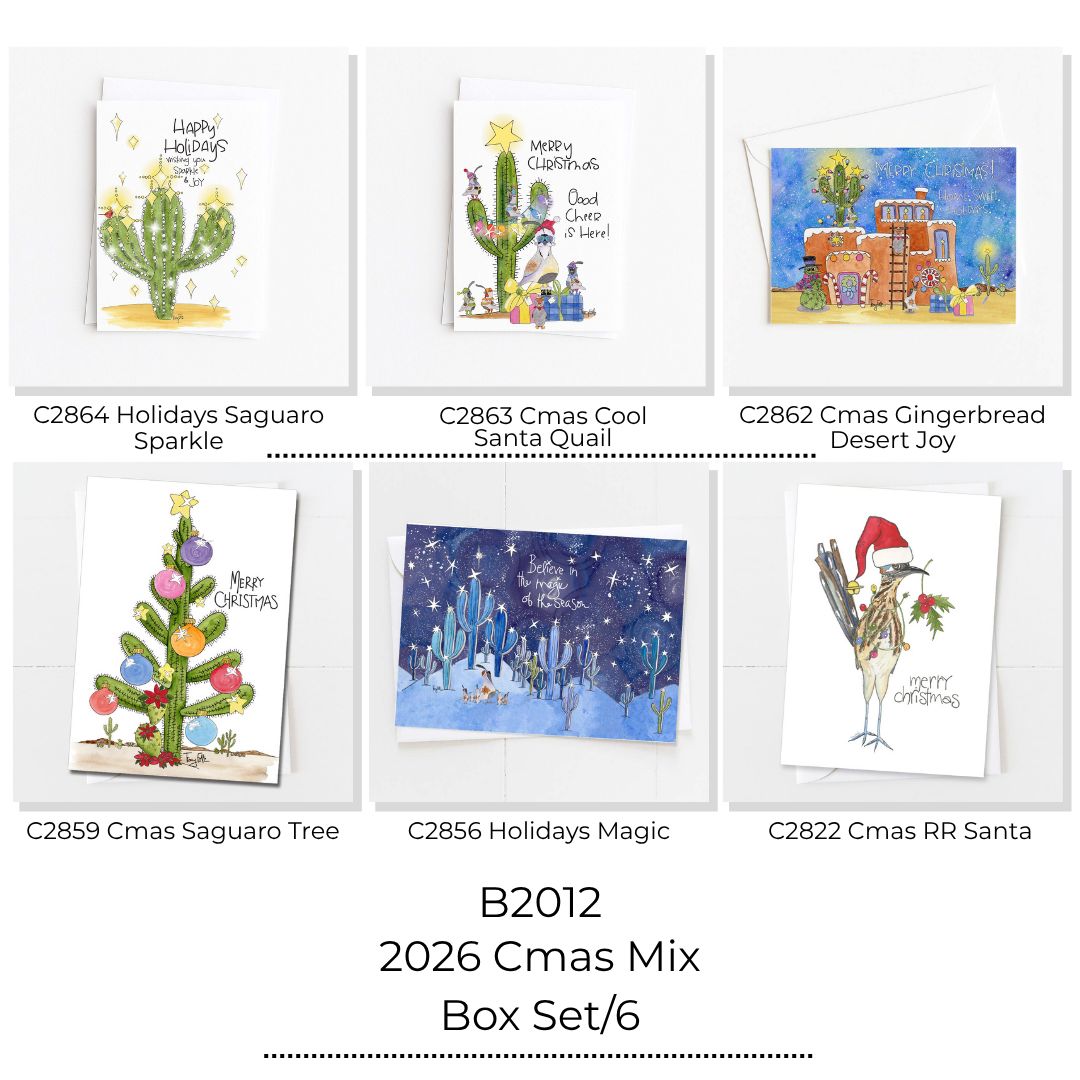 Southwest Christmas Boxed Greeting Card Collection (Set of 6