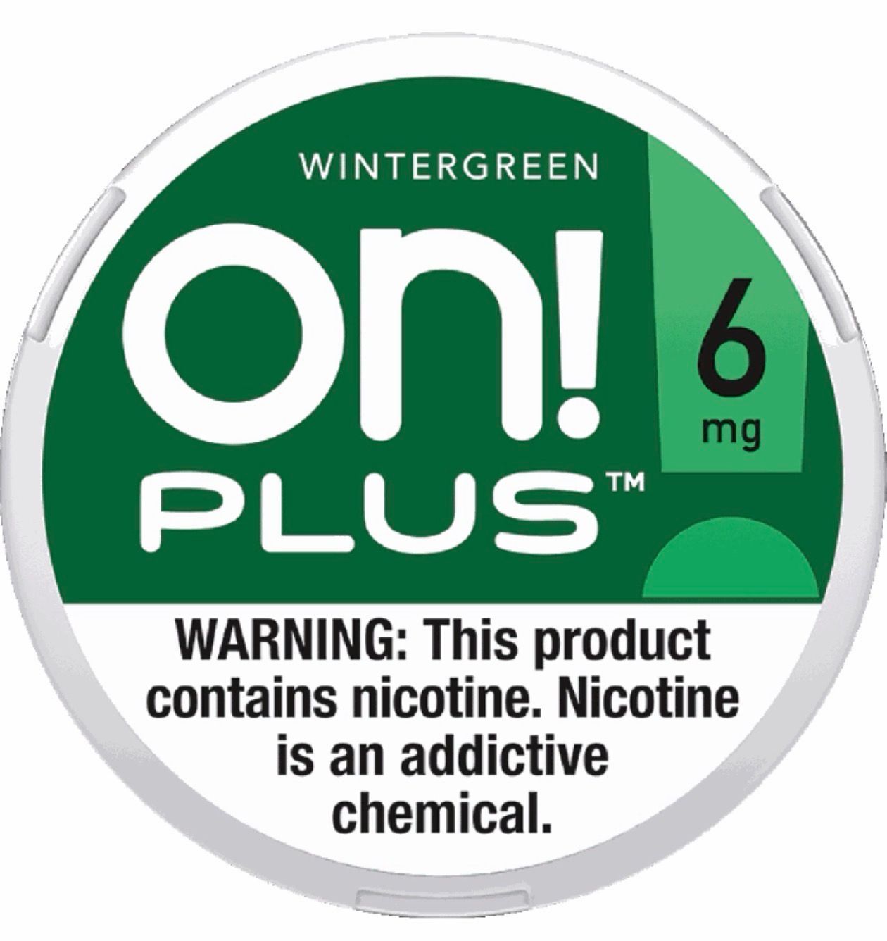ON! PLUS WINTERGREEN 6MG ON! PLUS WINTERGREEN 6MG