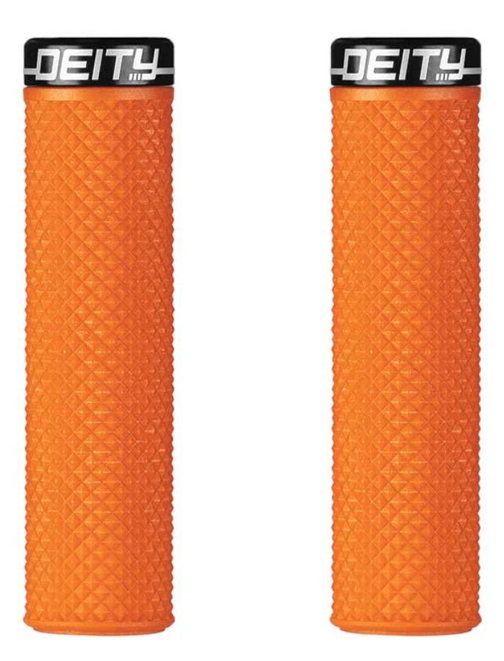 Deity, Supracush, Grips, 133mm, Color: Orange