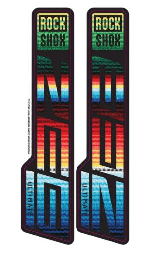 Ground Keeper, RockShox ZEB Ultimate Fork Decal, Color: Mud Rug, Size: Matte