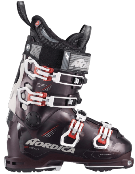 Nordica, Strider 95 Ws DYN Black/Ivory/Paprika, Color: Black/Ivory/Paprika, Size: 23.5