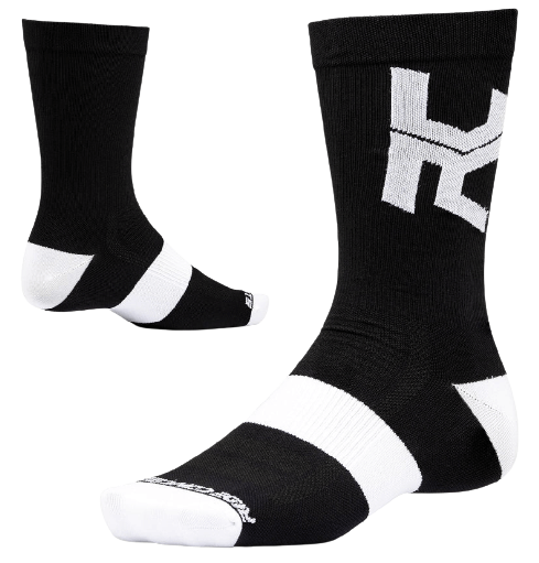 Ride Concepts Sidekick Sock 8", Color: Black, Size: S