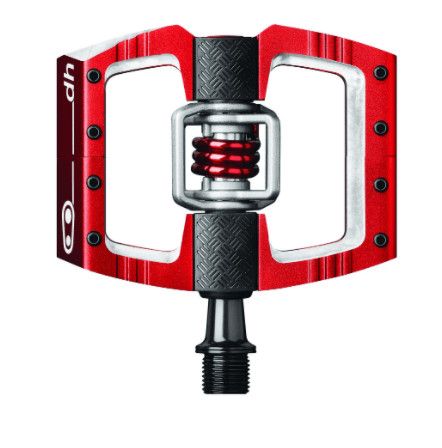 Crank Brothers, Mallet DH Pedal, Color: Red/Red Spring
