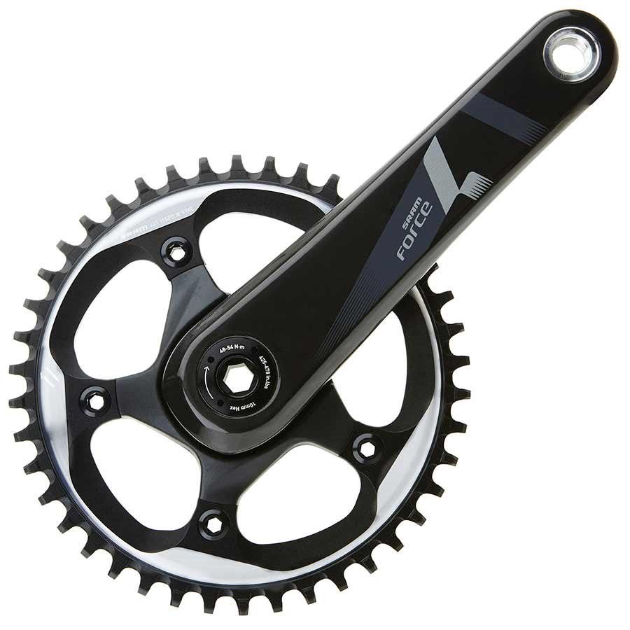 SRAM, Force1, Crankset, 11 sp., Color: Black, Size: 170mm, 42T, BCD:110mm, GXP, 68mm, 45.5mm
