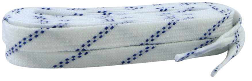 Pro Grade Moulded Tip Waxed Laces, Color: White, Size: 96"