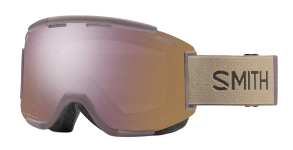 Smith, Squad MTB Goggle ChromaPop, Color: Rosewood / Juniper | Everyday Rose Gold Mirror