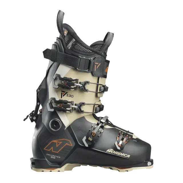 Nordica, Unlimited 130 Dyn Black / Sand / Copper, Color: Black / Sand / Copper, Size: 265