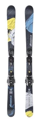 Nordica, Unleashed J 2025 Blue/Yellow [w/ Marker Jr 4.5 FDT WB binding]