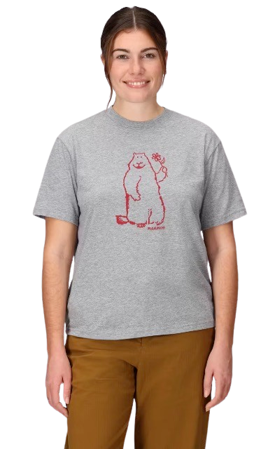 Marmot, Flower Marty Tee SS Ws, Color: Grey Heather, Size: S