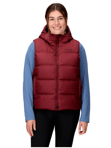Marmot, Strollbridge Hooded Vest Ws, Color: Acai Berry, Size: S
