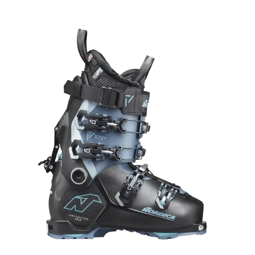 Nordica, Unlimited 105 W 2026, Color: Black / Blue / Lt Blue, Size: 245