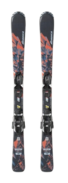 Nordica, Team AM (100-140) 2025 w/ Marker Jr 4.5 FDT binding, Size: 110cm