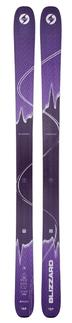 Blizzard, Anomaly 102 2025 Purple/White, Size: 176cm