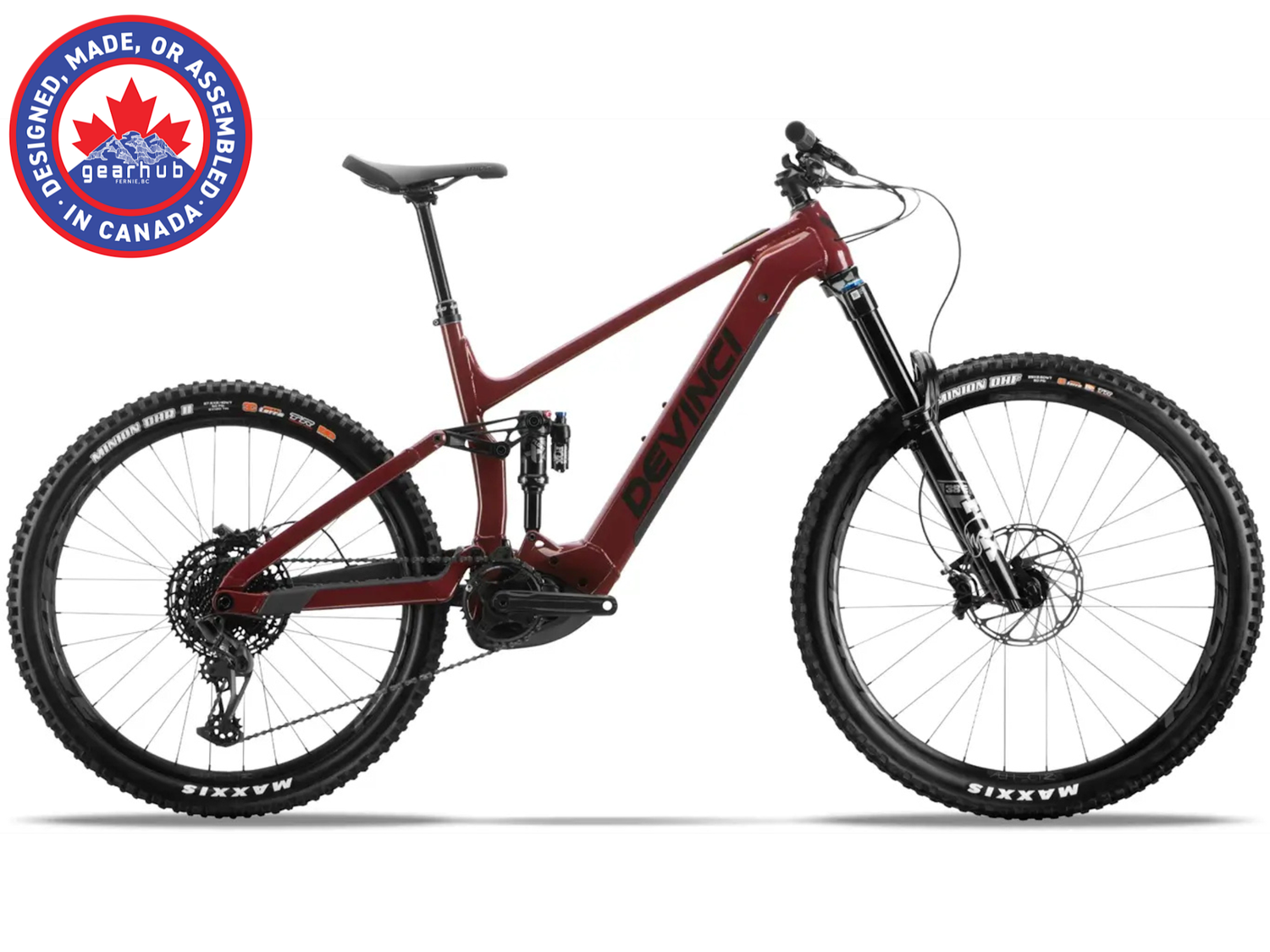 Devinci, E-Troy Bosch CX Smart GX, Color: Red Mox, Size: S