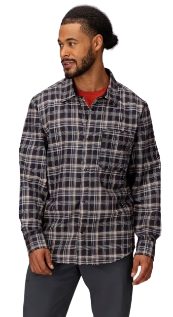 Marmot, Stonepeak Lightweight Performance Flannel LS, Color: Black, Size: M