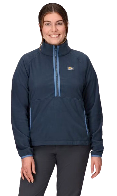 Marmot, Upward Fleece 1/2 Zip Ws, Color: Thunderhead Blue, Size: S