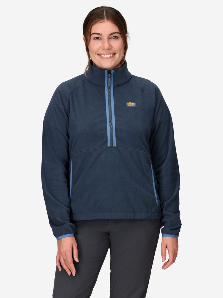 Marmot, Upward Fleece 1/2 Zip Ws, Color: Thunderhead Blue, Size: S
