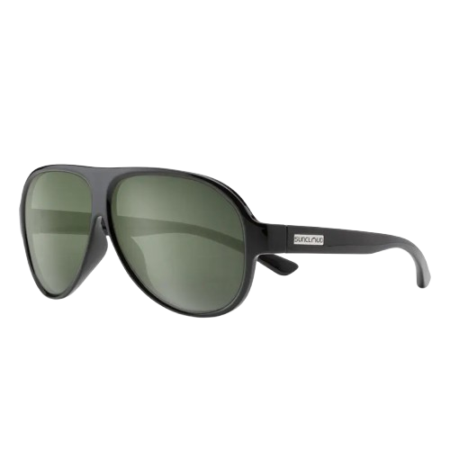 Suncloud, Rooney, Color: Black | Polarized Gray Green
