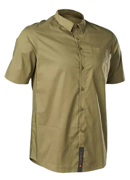 Fox, Ranger Ss Woven Jersey, Color: Bark, Size: S
