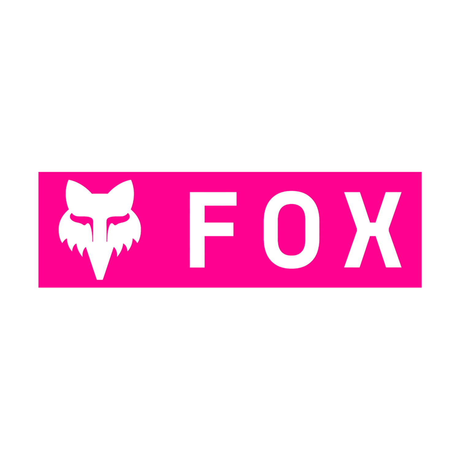 Fox, Corporate Logo Sticker 3" OS