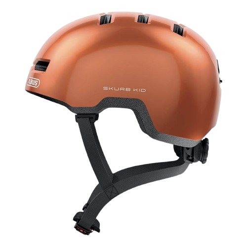Abus Skurb Kid Helmet M 50 - 55cm, Color: Goldfish Orange, Size: M (50 - 55cm)