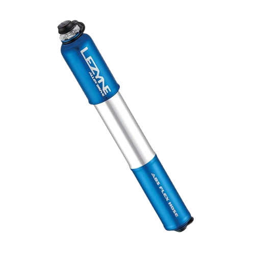Lezyne, Alloy Drive HV Pump 90psi, Color: Blue, Size: M (214mm)