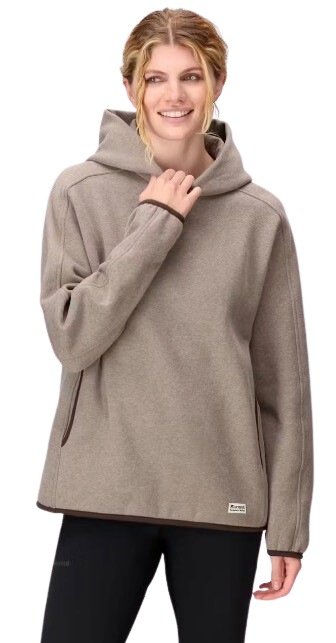 Marmot, Peak Cozy Hoody Ws, Color: Claystone Heather Brown, Size: S