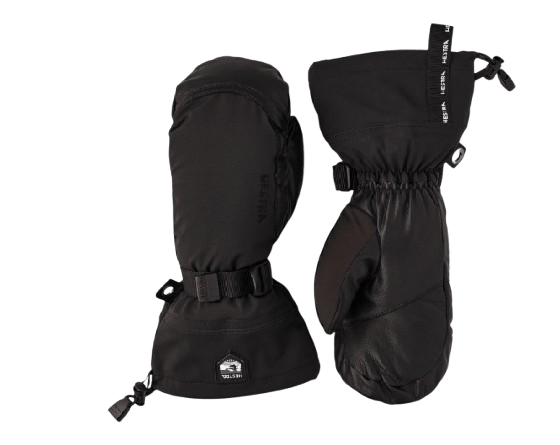 Hestra, Army Leather Extreme mitt, Color: Blk/Blk, Size: 6