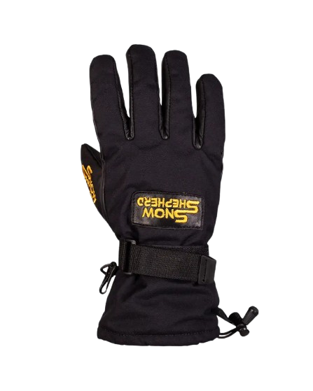 SnowShepherd, Gauntlet Gloves, Color: Black, Size: S