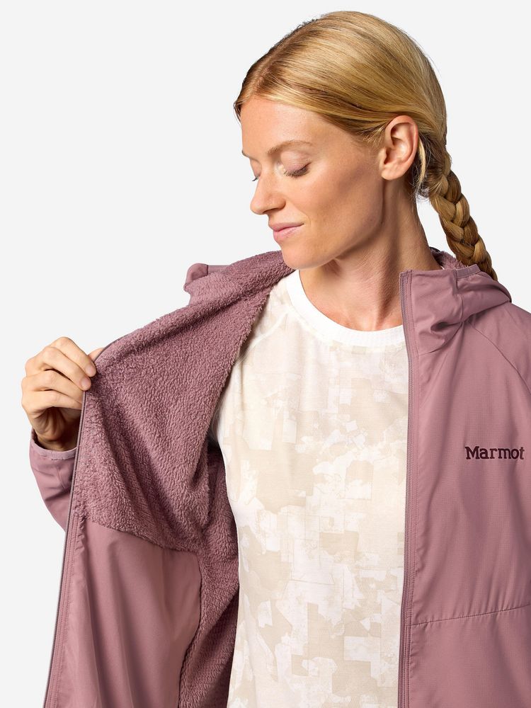 Marmot, Aerothermal Hoody Ws, Color: Light Mauve, Size: S