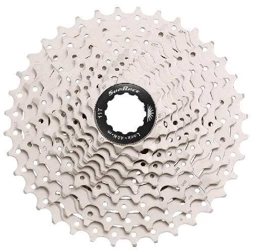 Sun Race, CSMS3, Cassette, 10 sp. 11-42T, For Shimano/SRAM, Metallic Silver