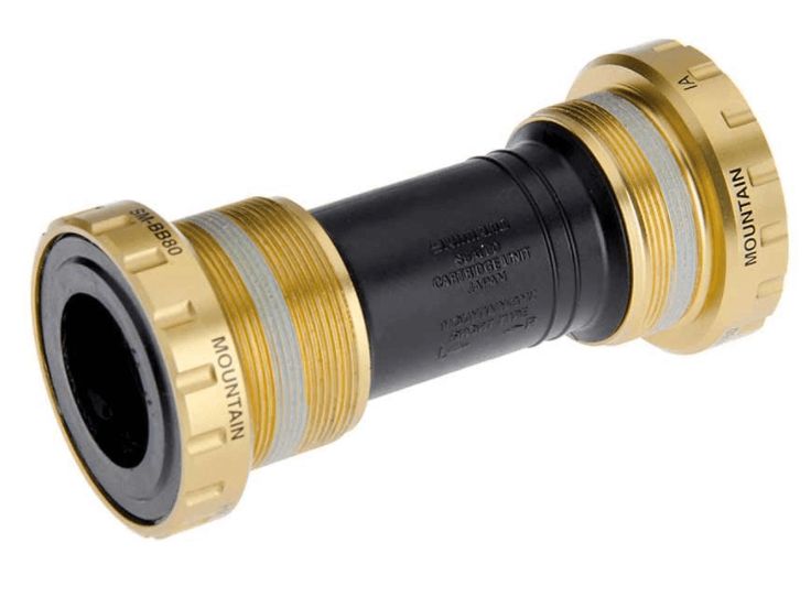 Shimano, ISMBB80D, SM-BB80, Hollowtech II, BB Shell: 83mm, Axle: 24mm, Steel, Gold