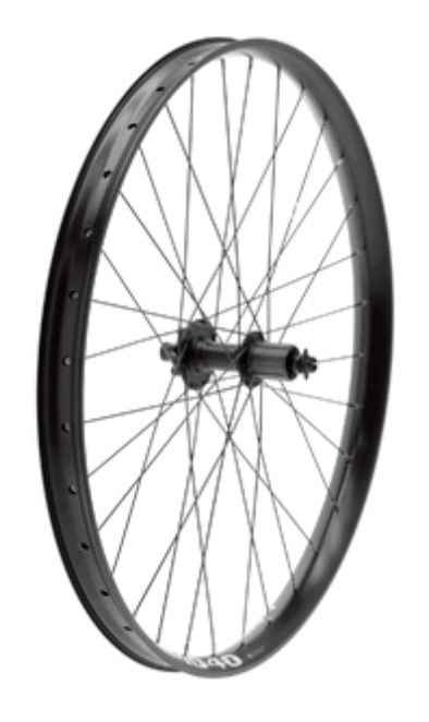 49N, Novatec MD40 Mid-Fat, 27.5" 15x 110mm, 32H, 40mm ID, Front Wheel, Black