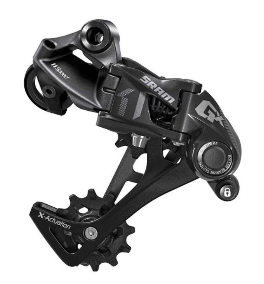 SRAM, GX 1X11, Rear derailleur, 1X11sp., Long cage, Black