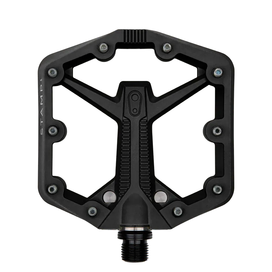 Crankbrothers, STAMP 1 Composite Platform Pedals Chromoly Small, Color: Black