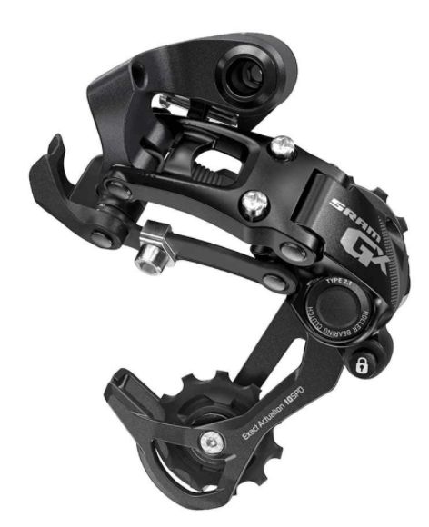 SRAM, GX Type 2, Rear derailleur, 10sp., Long cage, Black