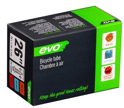 EVO, Presta, Tube, Length: 48mm, 27.5'', 2.00-2.40