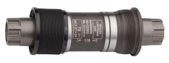Shimano, EBBES300B26, BB-ES300, Octalink, BB Shell: 68mm, Axle: 126mm, Steel, Silver