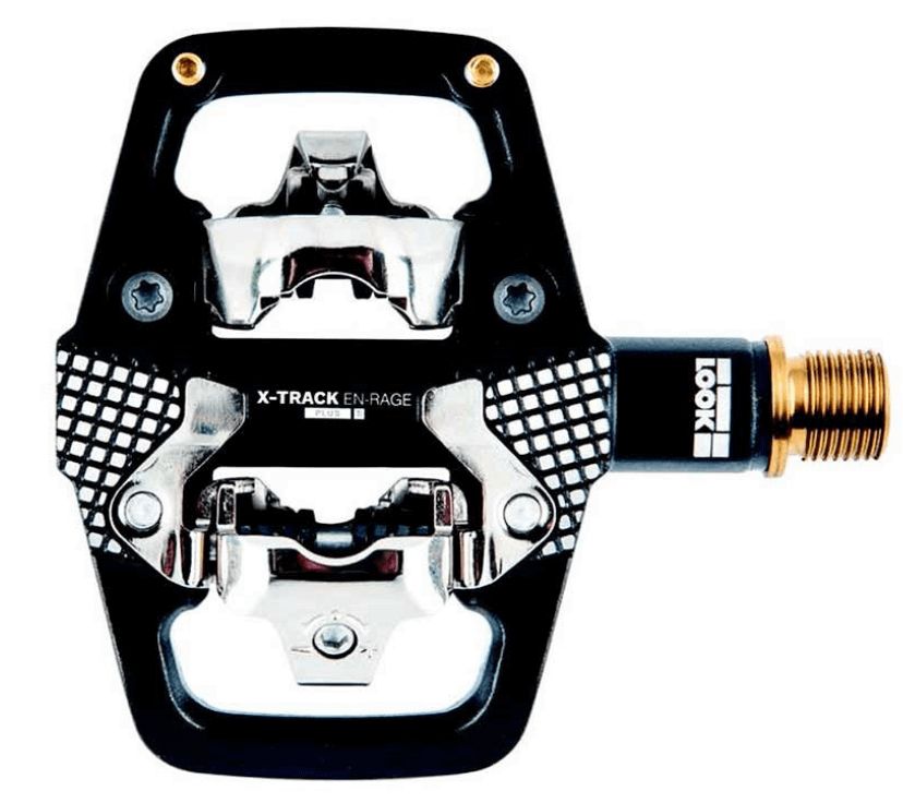 Look, X-TRACK EN-RAGE+Ti, Pedals, Body: Aluminum, Spindle: Titanium, Black, Pair