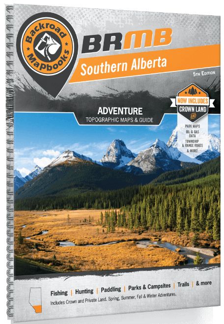 Backroad Mapbooks, Southern Alberta, Spiral 5th Ed