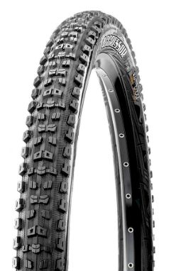 Maxxis, Aggressor, Mountain Tire, 27.5''x2.50, Folding, Tubeless Ready, Dual, Double Down, 120x2TPI, Black