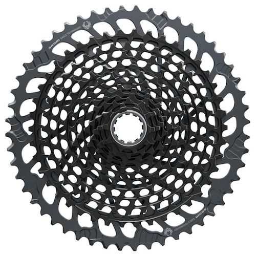 SRAM, XG-1295 X01 Eagle, Cassette, Speed: 12, 10-52T, Black