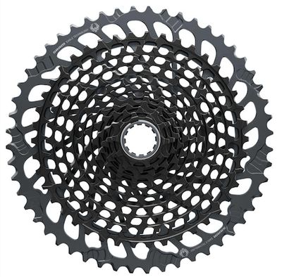 SRAM, XG-1295 X01 Eagle, Cassette, Speed: 12, 10-52T, Black