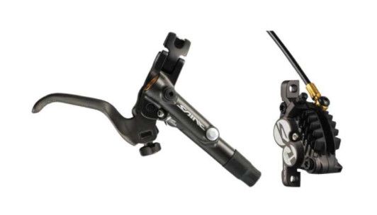 Shimano, Saint BL/BR-M820, MTB Hydraulic Disc Brake, Front, Post mount, Disc: Not included, 312g, Black, Kit