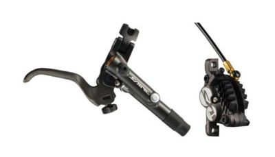Shimano, Saint BL/BR-M820, MTB Hydraulic Disc Brake, Front, Post mount, Disc: Not included, 312g, Black, Kit