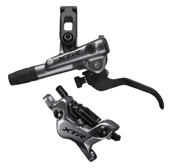 Shimano, XTR  BL/BR-M9120, MTB Hydraulic Disc Brake, Front, Post mount, Disc: Not included, 385g, Black, Kit