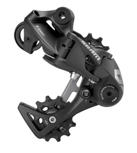 SRAM, GX DH, Rear Derailleur, Speed: 7, Cage: Medium, Black