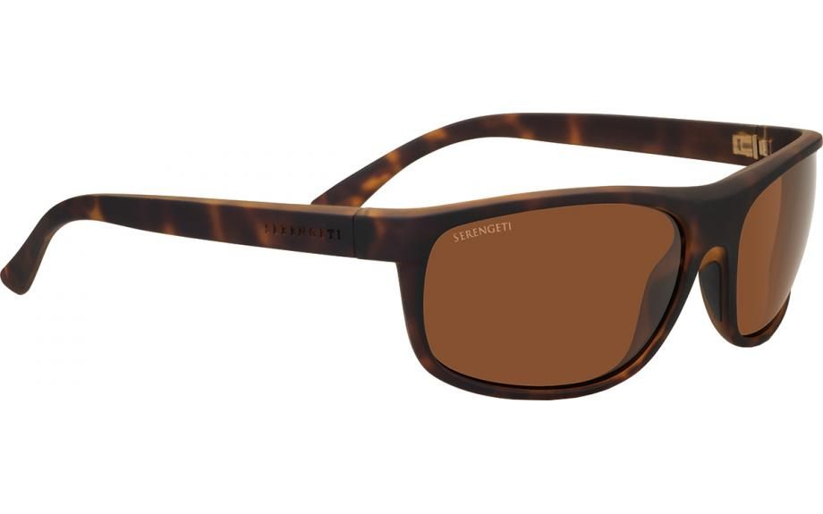 Serengeti, Alessio Soft Feel Dark Tortoise Brown Polarized Drivers Sunglasses, 8674