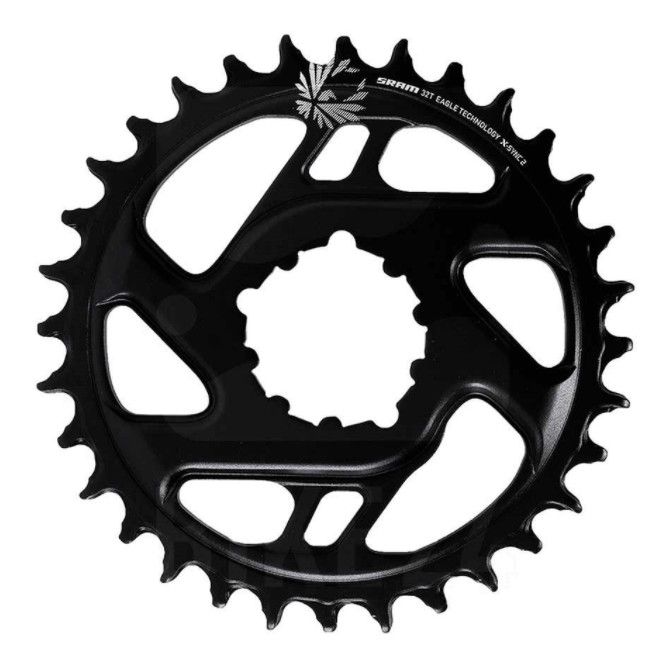 SRAM, 12SP X-Sync 2, 30T Chainring, 12sp, BCD: Direct Mount, 3mm offset, Aluminum, Black